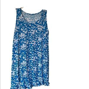 DRAPER JAMES like new women’s casual sleeveless dress, XL, blue